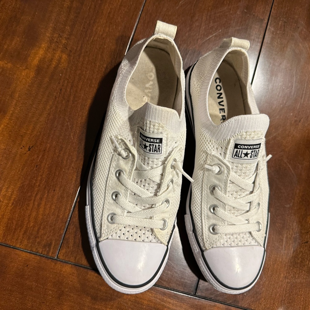 Converse All Star, Chuck Taylor white knit Shoreline Size 8.5